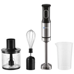 Origial Hand&Mix 1200-IN Batidora de Mano 1200W con Accesorios Negro Acero Inoxidable