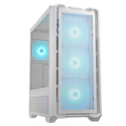 Torre PC Cougar MX600 RGB Blanco Full Tower Ventana Vidrio Soporte E-ATX 4x2.5″ 3x140mm Ventiladores