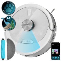 Robot Aspirador Cecotec Conga M90 Pearl Navegación Láser 25.000 Pa con IA