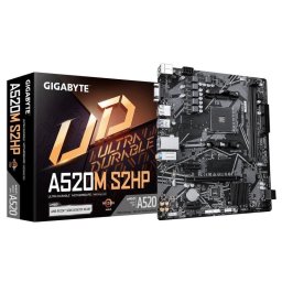 Placa Base GIGABYTE A520M S2HP AMD A520 AM4 DDR4 Micro ATX Gigabit Ethernet RGB