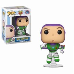 Figura de Vinilo Funko Pop Buzz Lightyear Toy Story 4 9 cm con Base Transparente