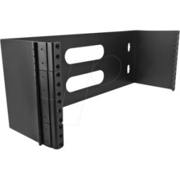 DELOCK 43317 - Soporte de pared de 19", 4U, negro