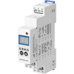 ORNO OR-PRE-469 - Relé de tiempo digital 1 TE, multifunción, 0,1 s-99 días