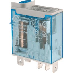 FINDER FIN 46.61.9 12V - Relé industrial en miniatura, conexiones Faston