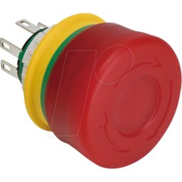 IDEC ID LV3SG02Q4TR - Botón de parada de emergencia, 16 mm, iluminado, parada d