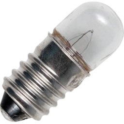 SCHIEFER LIGHTING SCHI 102330800 - E10 T9x23 12V 250mA 3W C-2R 2Khrs transparente