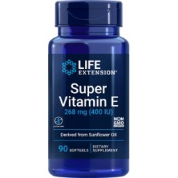 Life Extension Super Vitamina E 268 mg 400 UI 90 Cápsulas Blandas