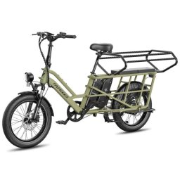 Bicicleta eléctrica Fafrees FF20 CUV Asiento Doble Infantil 24 Ah
