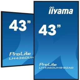 Monitor de señalización iiyama LH4360UHS-B2AG 42.5" 4K UHD WiFi Android 11