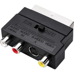 LOGILINK VA0002 - SCART a vídeo de audio compuesto y adaptador S-video