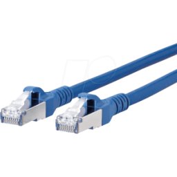 METZ CONNECT BTR 130845A044-E - Cable de conexión RJ45 Cat.6a S/FTP 10,0 m azul