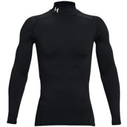 Under Armour Camiseta de fitness para hombre ColdGear Compression Mock negro M