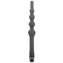 All Black Beaded Ducha Anal Silicona 27 cm 1 ud