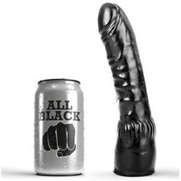 All Black Dildo Negro Realistico 20cm 1ud