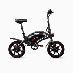 Bicicleta eléctrica plegable DYU D3F 14" 50 km