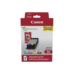 Cartucho de tinta Canon CLI-571XL Pack XL Negro/Cian/Magenta/Amarillo