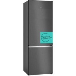 Siemens Frigorífico Combi , 203 x 70 cm - KG49N4XAF (Reacondicionado Grado D). Acero negro