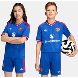 Adidas Camiseta de niños 2ª equipación Manchester United FC 2026-2027 . (10 años) Azul