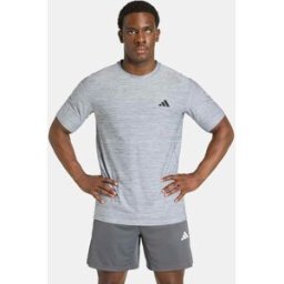 Adidas Camiseta de training de hombre We Flex T . (L) Gris