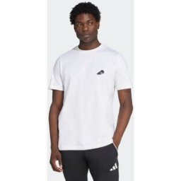 Adidas Camiseta de hombre Messi Graphic . (XL) Blanco
