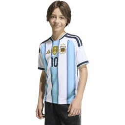 Adidas Camiseta de niños 1ª equipación Argentina Mundial 2026 Messi . (8 años) Blanco / Azul
