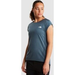 The North Face Camiseta de mujer Tanken . (L) Azul / Gris