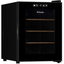La Sommelière Vinoteca La Sommeliere para 12 botellas híbrida - 12SILENCE. Negro