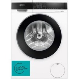 Siemens Lavadora iQ500 10 kg-1.600 rpm, SmartFinish, AntiManchas - WG56G2Z1ES (Reacondicionado Grado C). Blanco