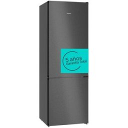 Siemens Frigorífico combi , Total No Frost - KG49NVXCG (Reacondicionado Grado B). Acero negro antihuellas