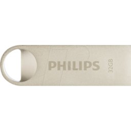 PHILIPS MEDIA PHI FM32FD160B - Memoria USB, USB 2,0, 32 GB, Luna Vintage Plata