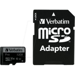 VERBATIM 47041 - Tarjeta de memoria microSDHC 32 GB, Verbatim, clase 10, U3