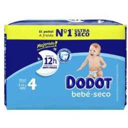 dodot Fraldas Bebé Seco Tamaño 4 9-14 Kg 40 uds