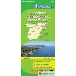 MICHELIN ESPAA PORTUGAL S.A Mapa Zoom Barcelona Y Alrededores, Costa Brava