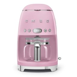 Cafetera de filtro Smeg DCF02PKEU 1,4 L 1050 W rosa con selector de intensidad