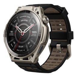 Amazfit Balance Ultra Bluetooth GPS NFC 44mm Titanio Correa Negra Talla única Resistente al agua 10 ATM SpO2 Pulsómetro