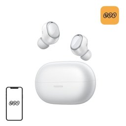 Auriculares QCY MeloBuds A30 inalámbricos Bluetooth 6.0 con ANC, micrófono y resistencia IPX5 blancos