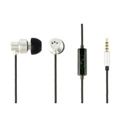 Gembird Paris Auriculares Metálicos con Micrófono Plata