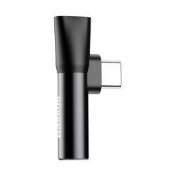 Adaptador Baseus CATL41-01 Type-C a Type-C/3.5 mm Negro alta fidelidad