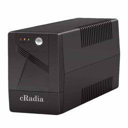 SAI cRadia 620VA Plomo-Calcio Autonomía Estabilizador Inteligente 2 Schuko Compacto
