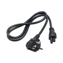 Cable de alimentación Akyga AK-NB-08A Híbrido CEE 7/7 a C5 1 m
