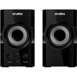 Altavoces Sven PC con conexión USB 6 W potencia color negro