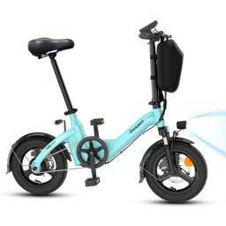 Bicicleta eléctrica plegable Bodywel T16PRO Motor 250W Batería 36V 10Ah Neumáticos 14