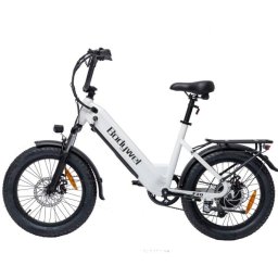 Bicicleta Eléctrica Bodywel F20 500W 48V 15Ah 20" Blanca