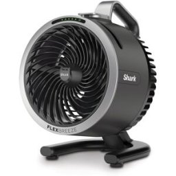 Shark Ventilador portátil de sobremesa int-ext Flexibreeze Hidro Go FA050EU con nebulizador. Gris oscuro