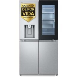 LG Frigorifico americano Total No Frost, 179,2 cm, 638 l, InstaView, Con dispensador, Inox - GMG960MBEE (Reacondicionado Grado C). Inox