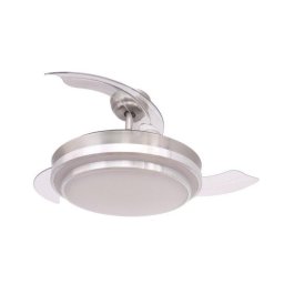 Ventilador de Techo con Luz FM Calefacción VT-SENZA PLUS 36W 107cm Motor DC Aspas Retráctiles Mando Temporizador Giro Invertido