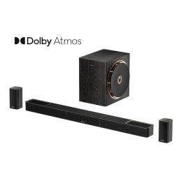 Ultimea Barra de Sonido 5.1.4ch Dolby Atmos Skywave Series con Subwoofer 8" y 2 Altavoces