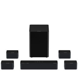 Barra de sonido Ultimea Poseidon D80 Boom Bluetooth 500W Dolby Atmos 7.1 con subwoofer y altavoces envolventes