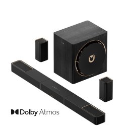 Ultimea Barra de Sonido 7.1.4ch Dolby Atmos, Skywave Series 840W Inalámbrico Subwoofer 8