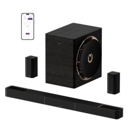 Ultimea Barra de Sonido Skywave Serise 7.1.4 980W Bluetooth 5.4 Subwoofer Inalámbrico Dolby Atmos